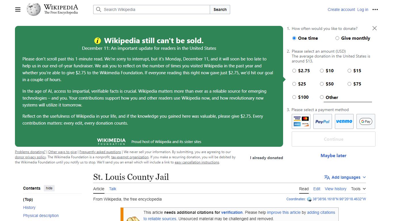 St. Louis County Jail - Wikipedia